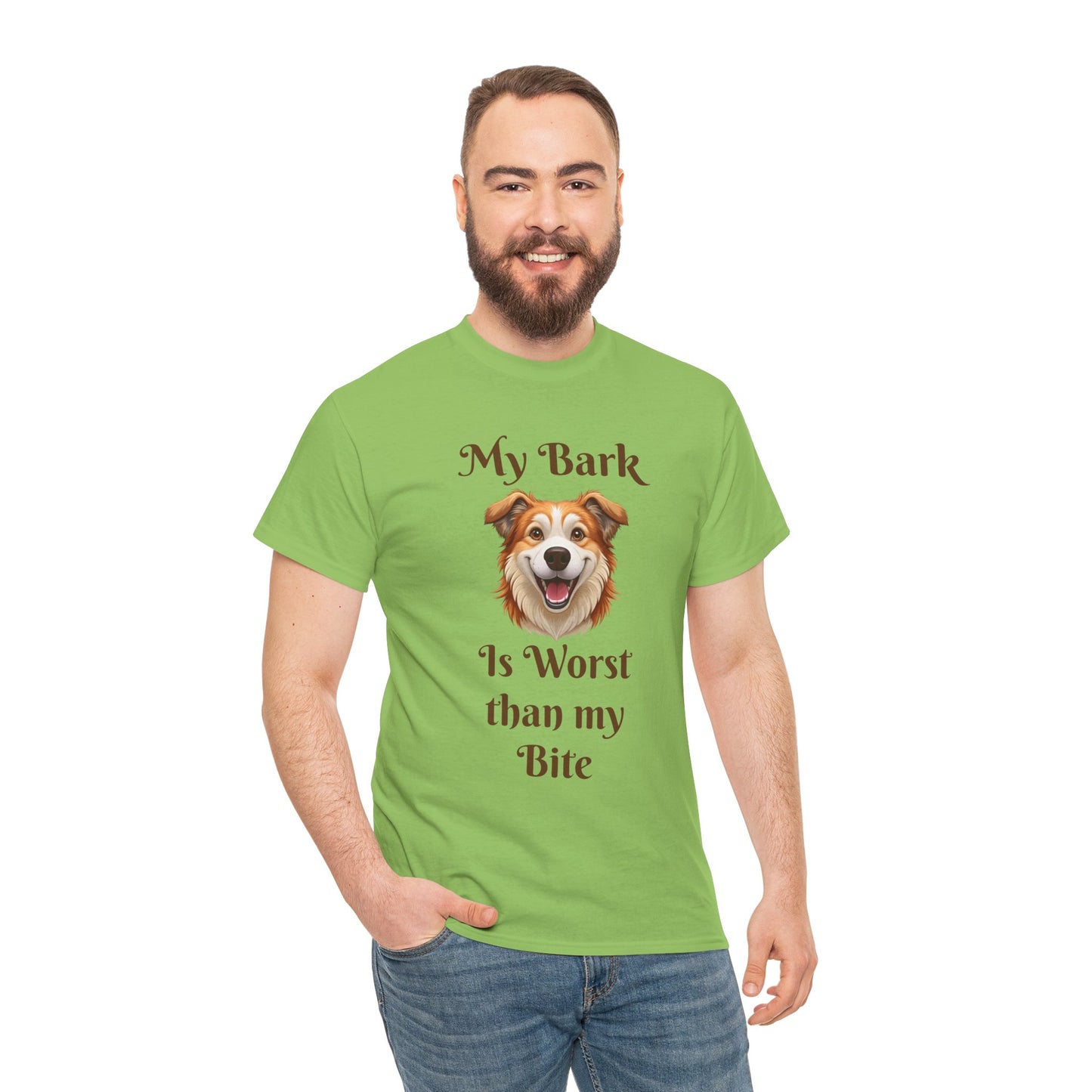 My Bark Is Worse Than My Bite T-Shirt — Funny Dog Lover Tee