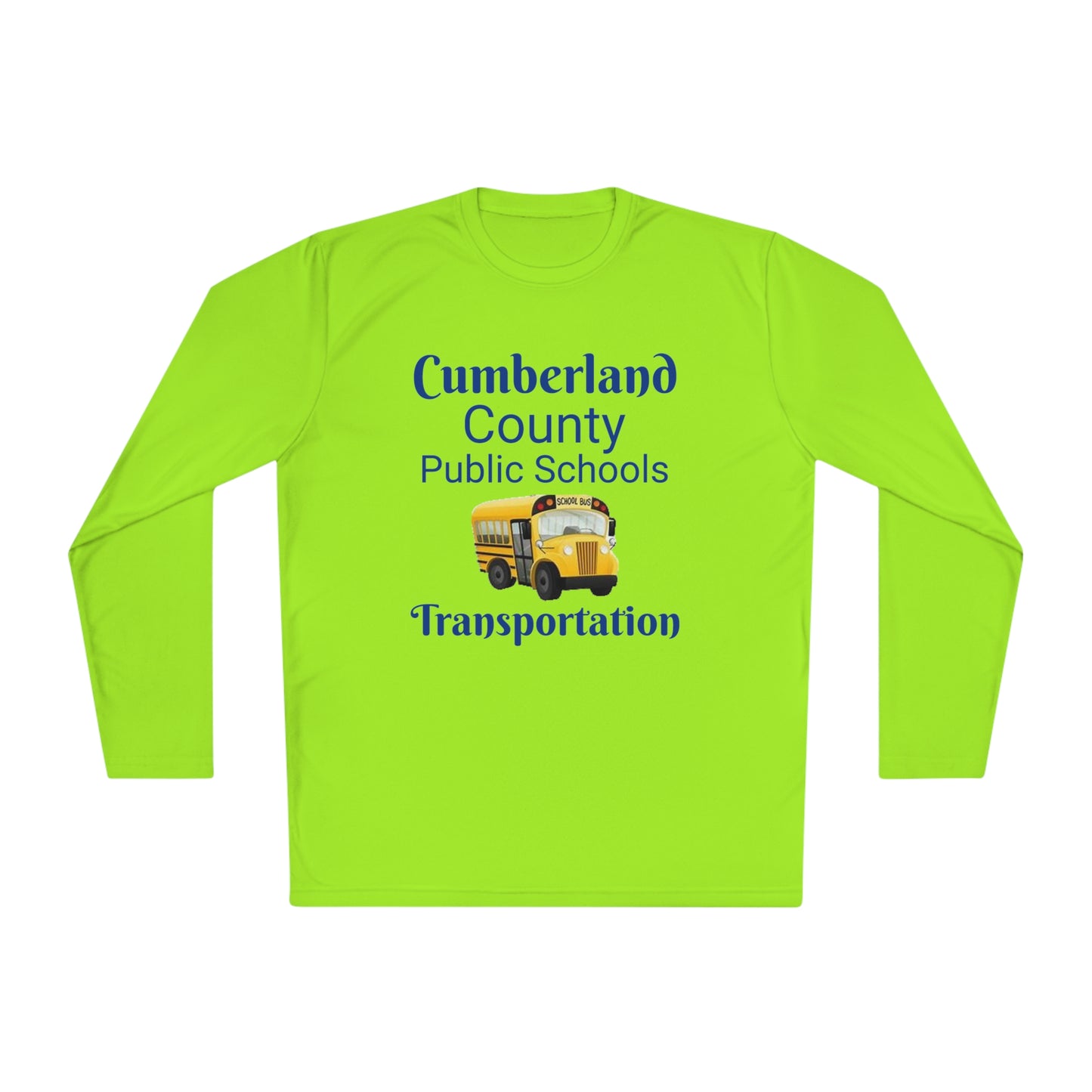 Cumberland County Public Schools Transportation Unisex Lightweight Long Sleeve Tee