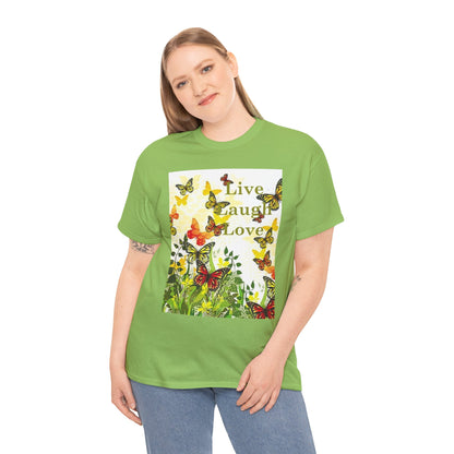 Live Laugh Love Butterflies T-shirt