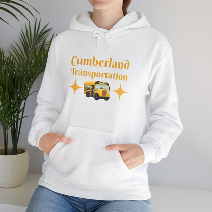 Cumberland Transportation School Bus Hoodie – Cute Vintage Yellow Bus Design