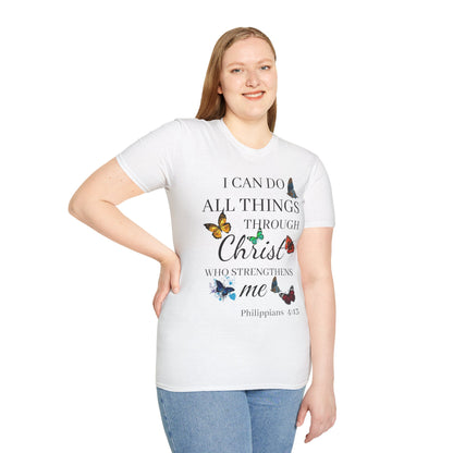I Can Do All Things Through Christ T-Shirt — Inspirational Christian Tee