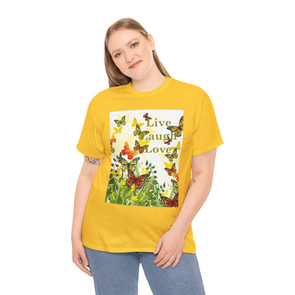 Live Laugh Love Butterflies T-shirt