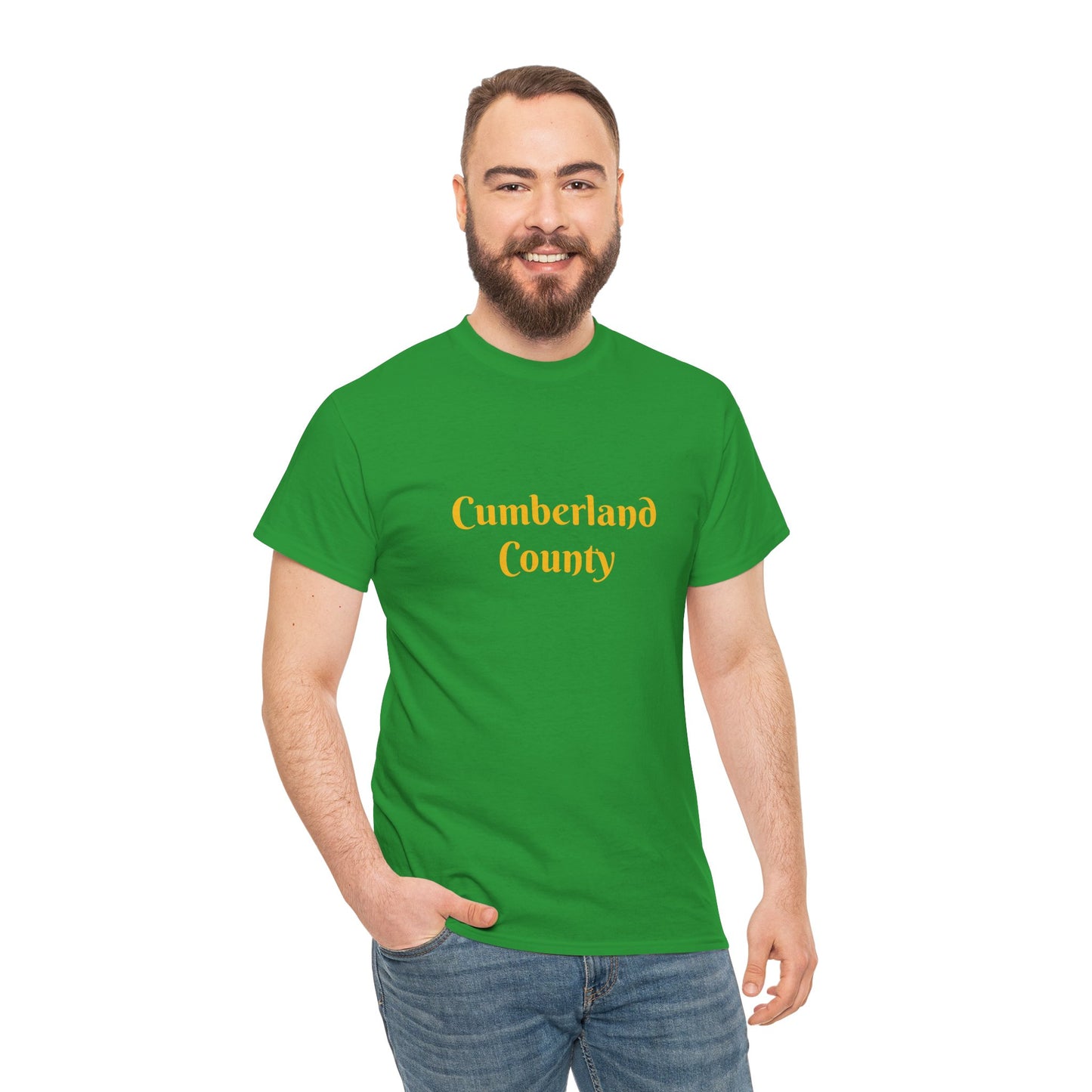 Cumberland County Minimalist Text Tee — Local Pride Shirt