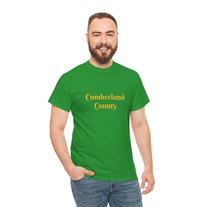 Cumberland County Minimalist Text Tee — Local Pride Shirt