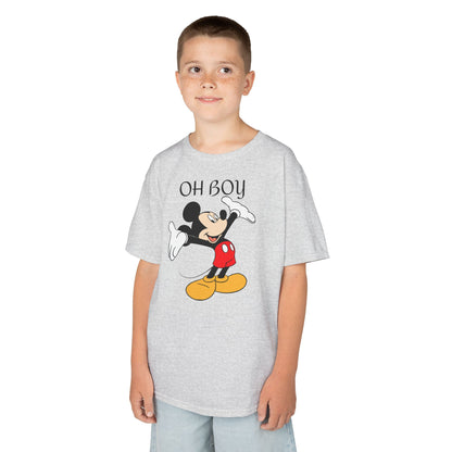 Kids Tee — "Oh Boy" Vintage Mickey Mouse Graphic