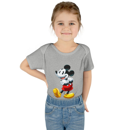 Mickey Mouse Infant Bodysuit — Classic Cartoon Baby Onesie