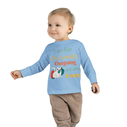 Descriptive Toddler Long Sleeve Tee
