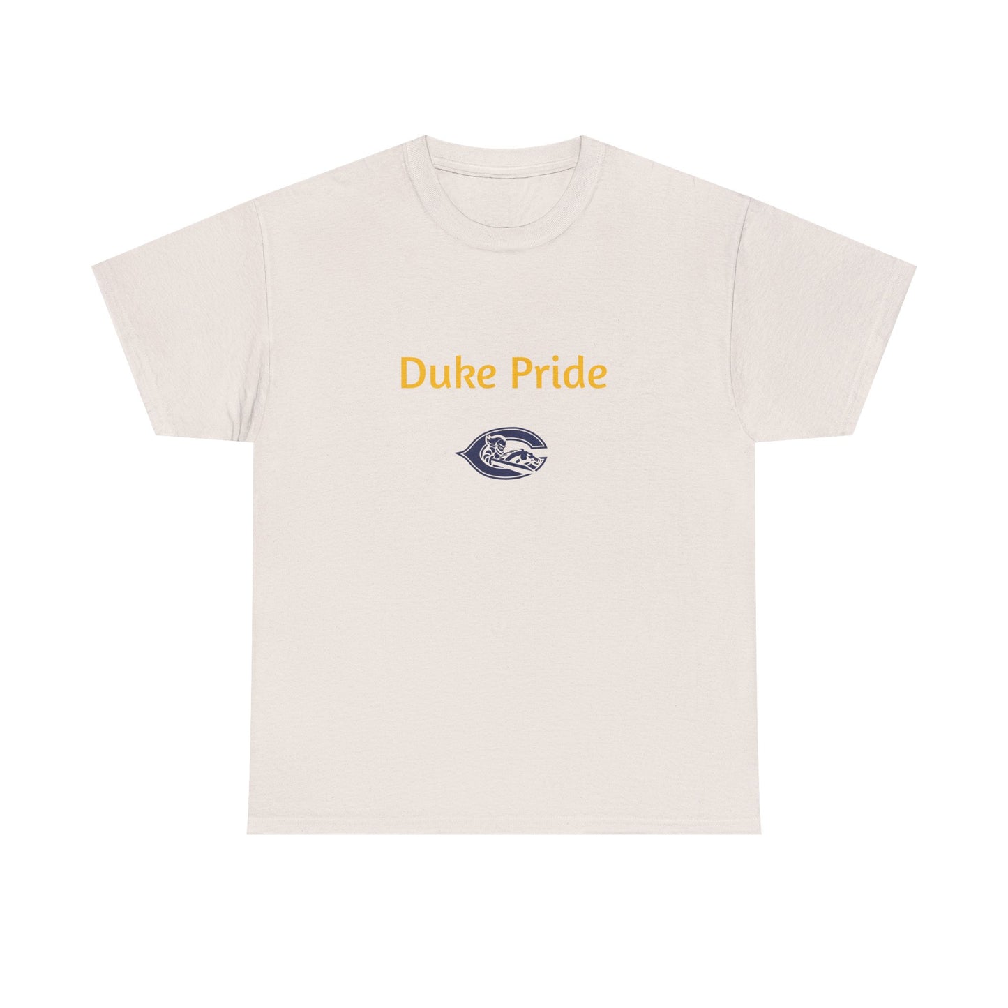 Duke Pride T-Shirt — Crew Neck Tee with Mascot Logo