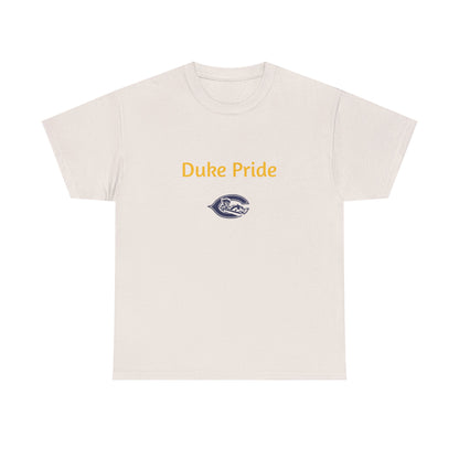 Duke Pride T-Shirt — Crew Neck Tee with Mascot Logo