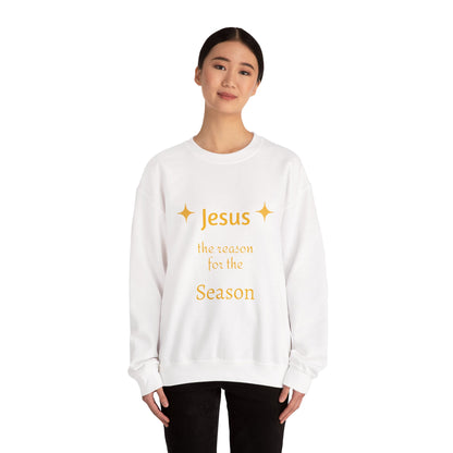 Sweatshirt — "Jesus the Reason for the Season" Christmas Crewneck