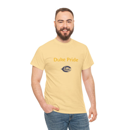 Duke Pride T-Shirt — Crew Neck Tee with Mascot Logo