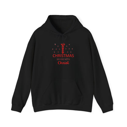 Christmas Blooming With Christ Hoodie
