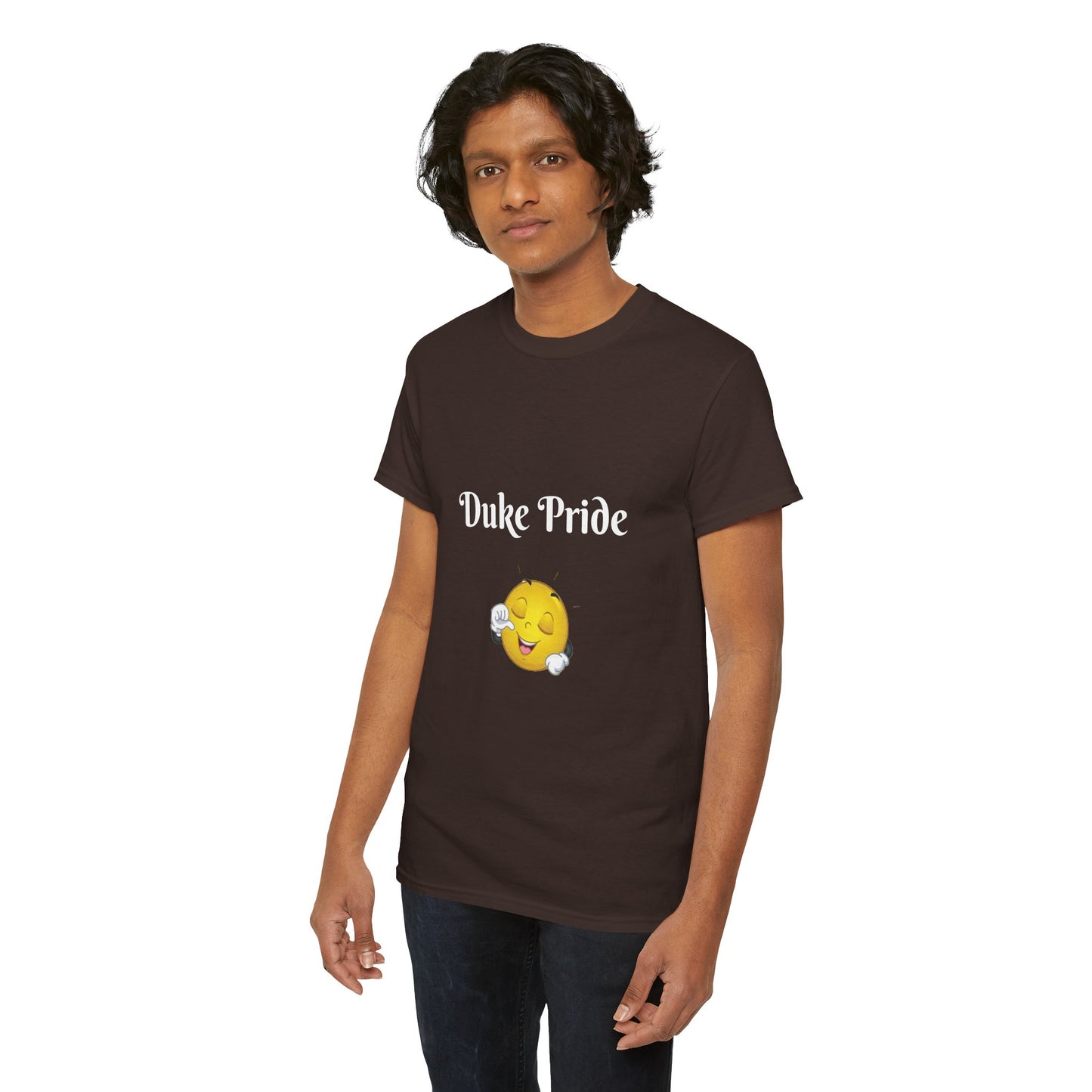 Duke Pride T‑Shirt — Cheerful Emoji Campus Tee