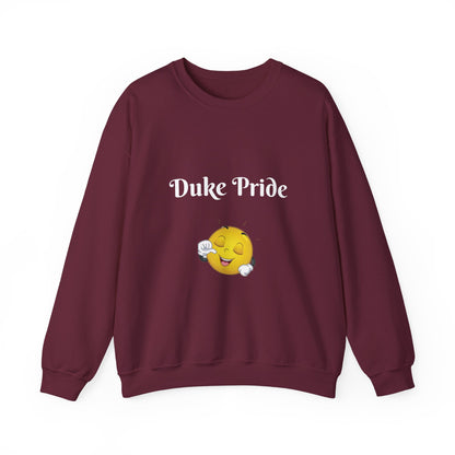 Sweatshirt — "Duke Pride" Smiling Emoji Crewneck