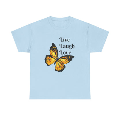 Live Laugh Love Butterfly T-shirt