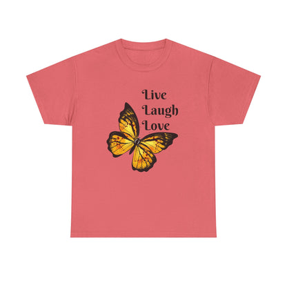 Live Laugh Love Butterfly T-shirt