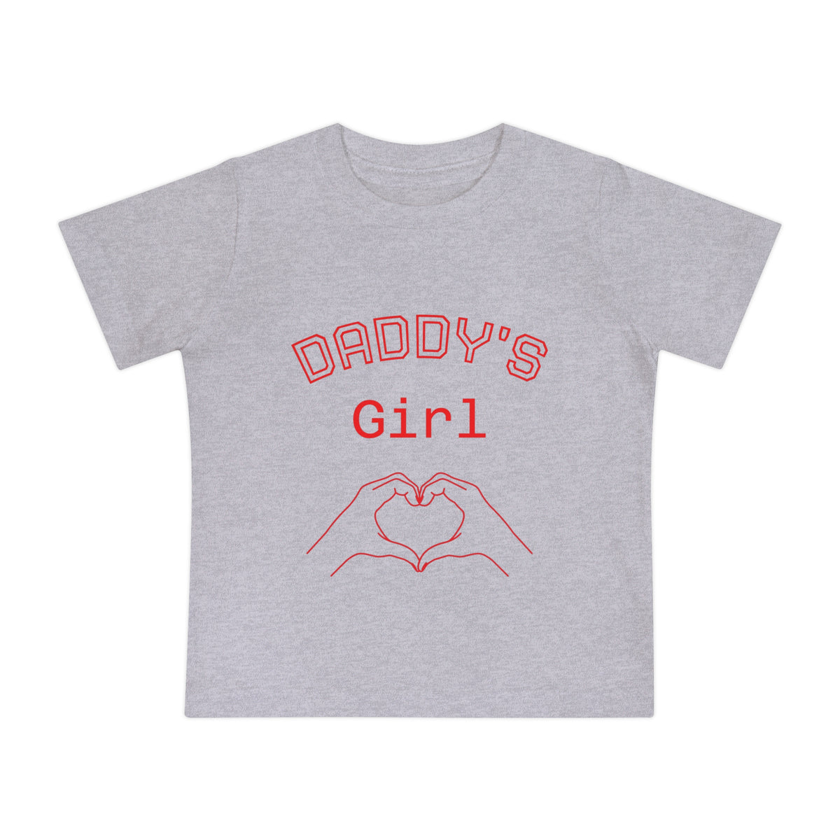 Daddy's Girl Baby T-Shirt – Heart Hands Infant Tee