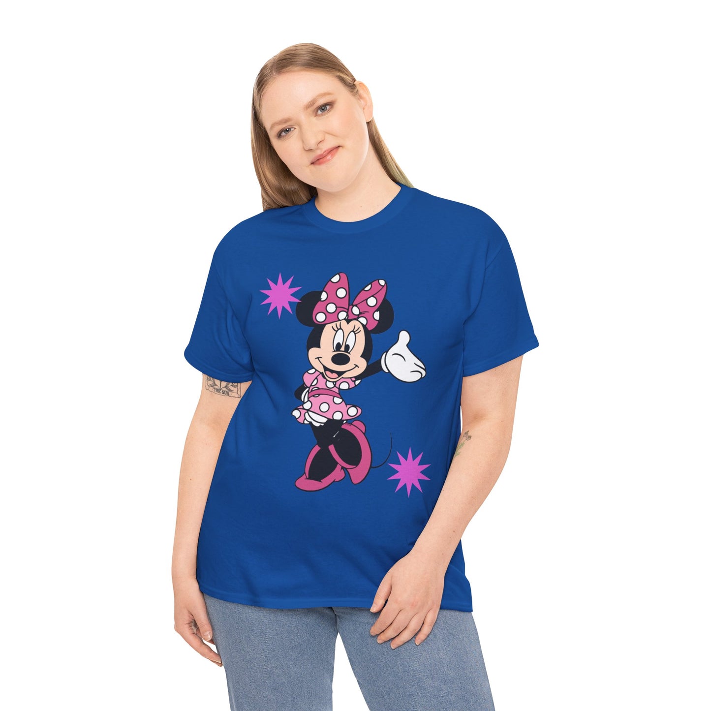 Minnie Mouse Pink Polka Dot Graphic Tee