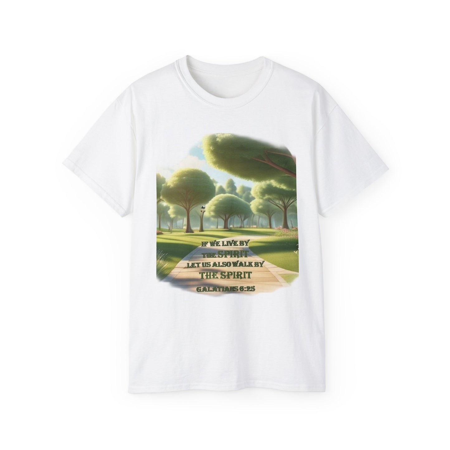 T‑Shirt — 'Walk by the Spirit' Scenic Faith Tee