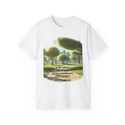 T‑Shirt — 'Walk by the Spirit' Scenic Faith Tee