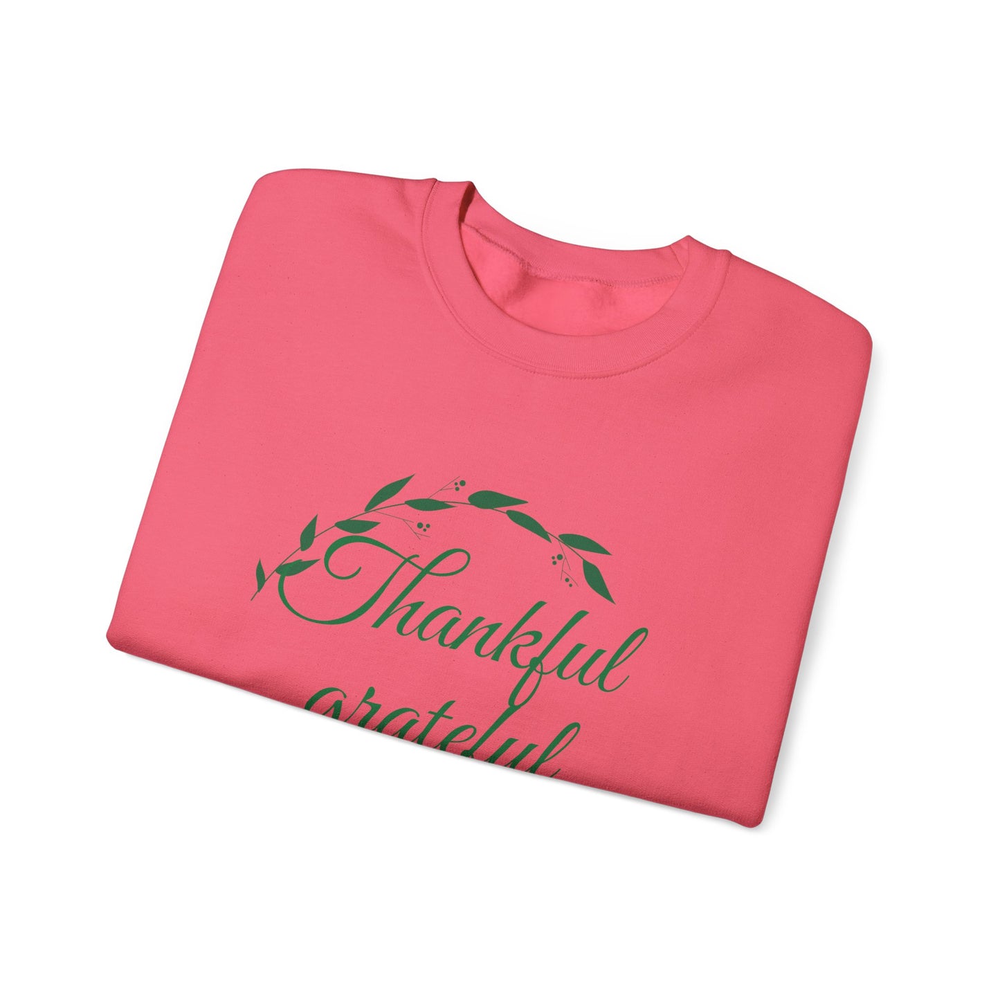 Thankful Grateful Blessed Crewneck Sweatshirt