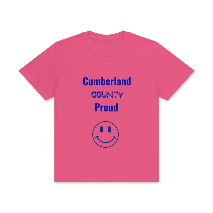 Cumberland County Unisex Classic Crew Neck Cotton T-Shirt,Cumberland,Cumberland County,Unisex,T-shirt,Women,Men,MOQ1,Delivery days 5