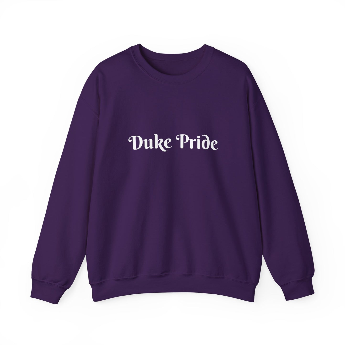 Crewneck Sweatshirt — "Duke Pride" Classic School Spirit Graphic