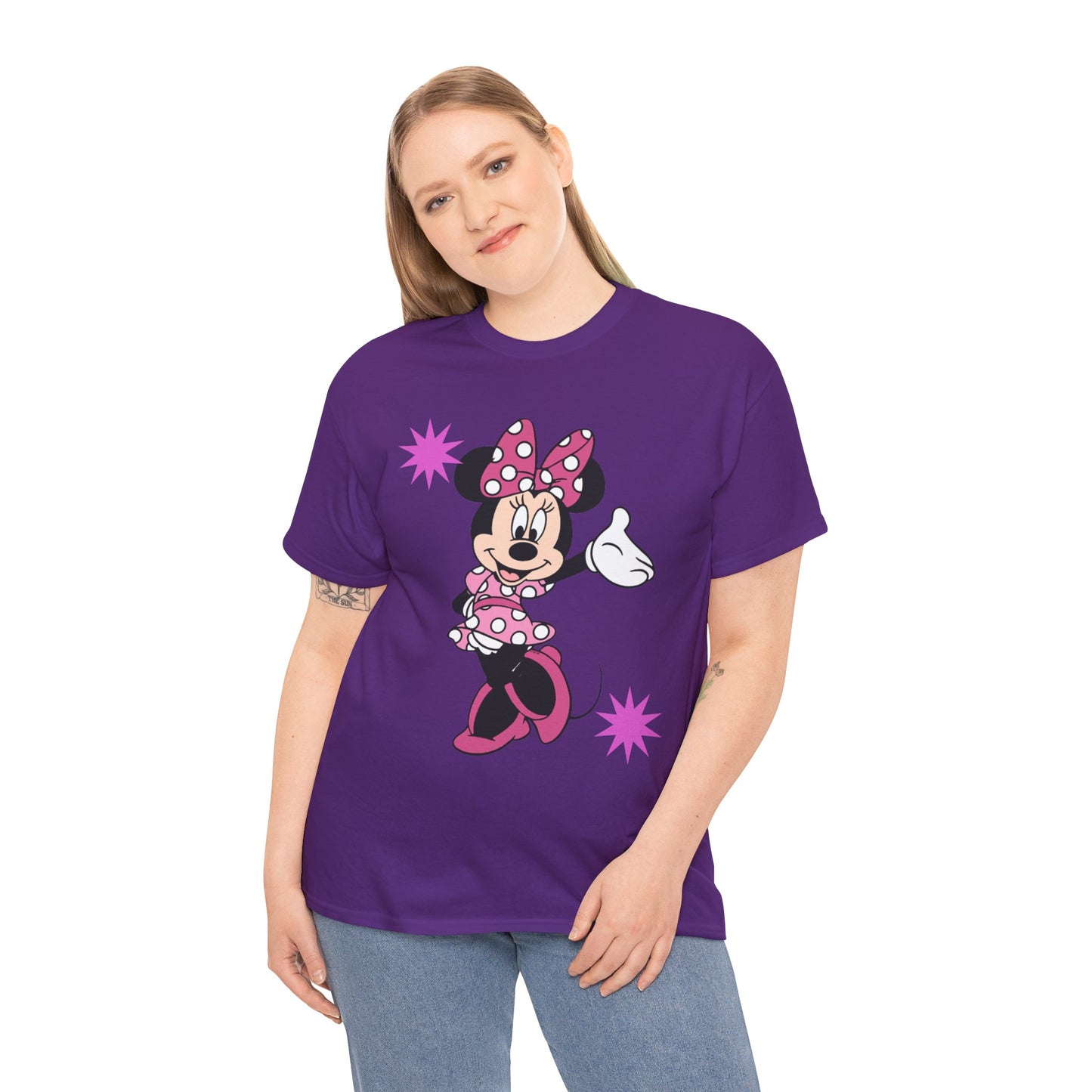 Minnie Mouse Pink Polka Dot Graphic Tee