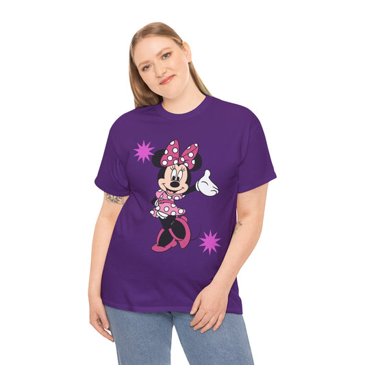 Minnie Mouse Pink Polka Dot Graphic Tee