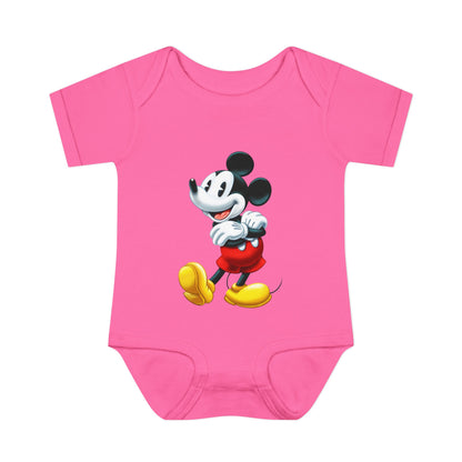 Mickey Mouse Infant Bodysuit — Classic Cartoon Baby Onesie