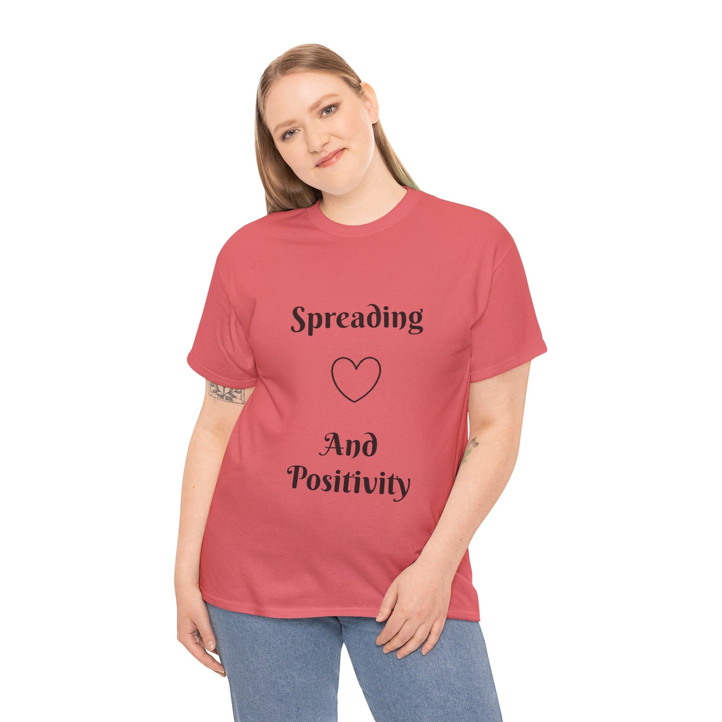 Spreading Love and Positivity T-Shirt — Inspirational Graphic Tee