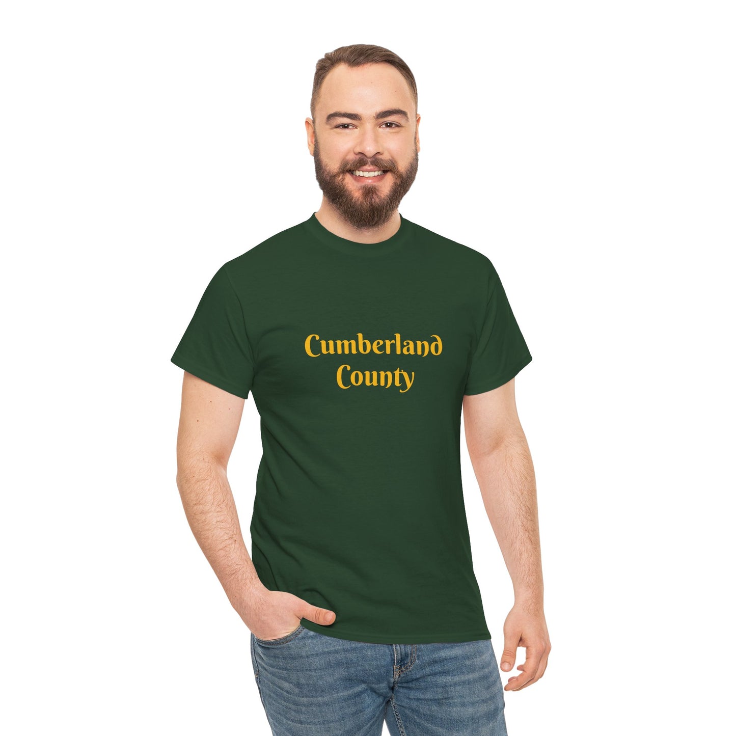 Cumberland County Minimalist Text Tee — Local Pride Shirt