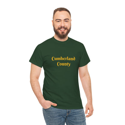 Cumberland County Minimalist Text Tee — Local Pride Shirt