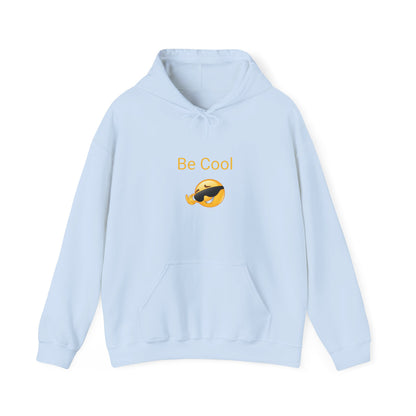 Be Cool Sunglasses Emoji Hoodie - Casual Funny Graphic Sweatshirt