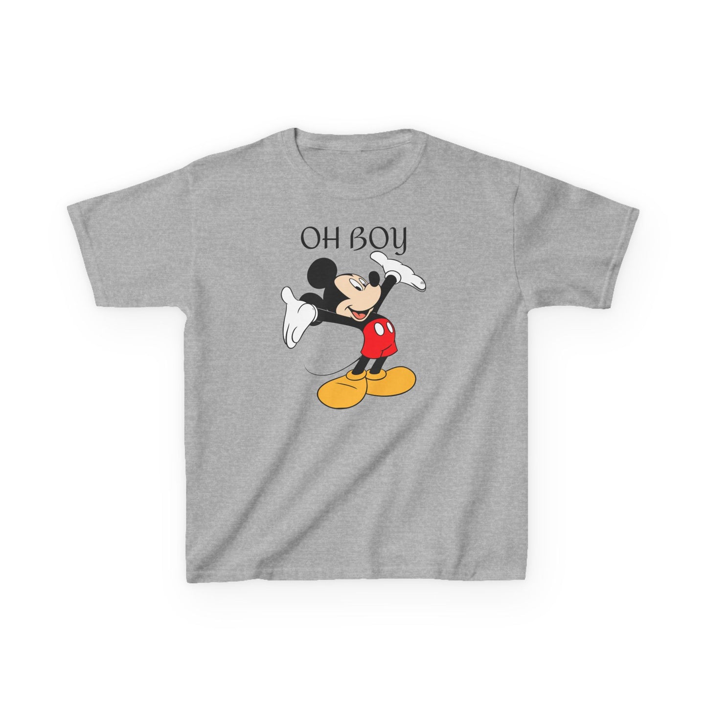 Kids Tee — "Oh Boy" Vintage Mickey Mouse Graphic