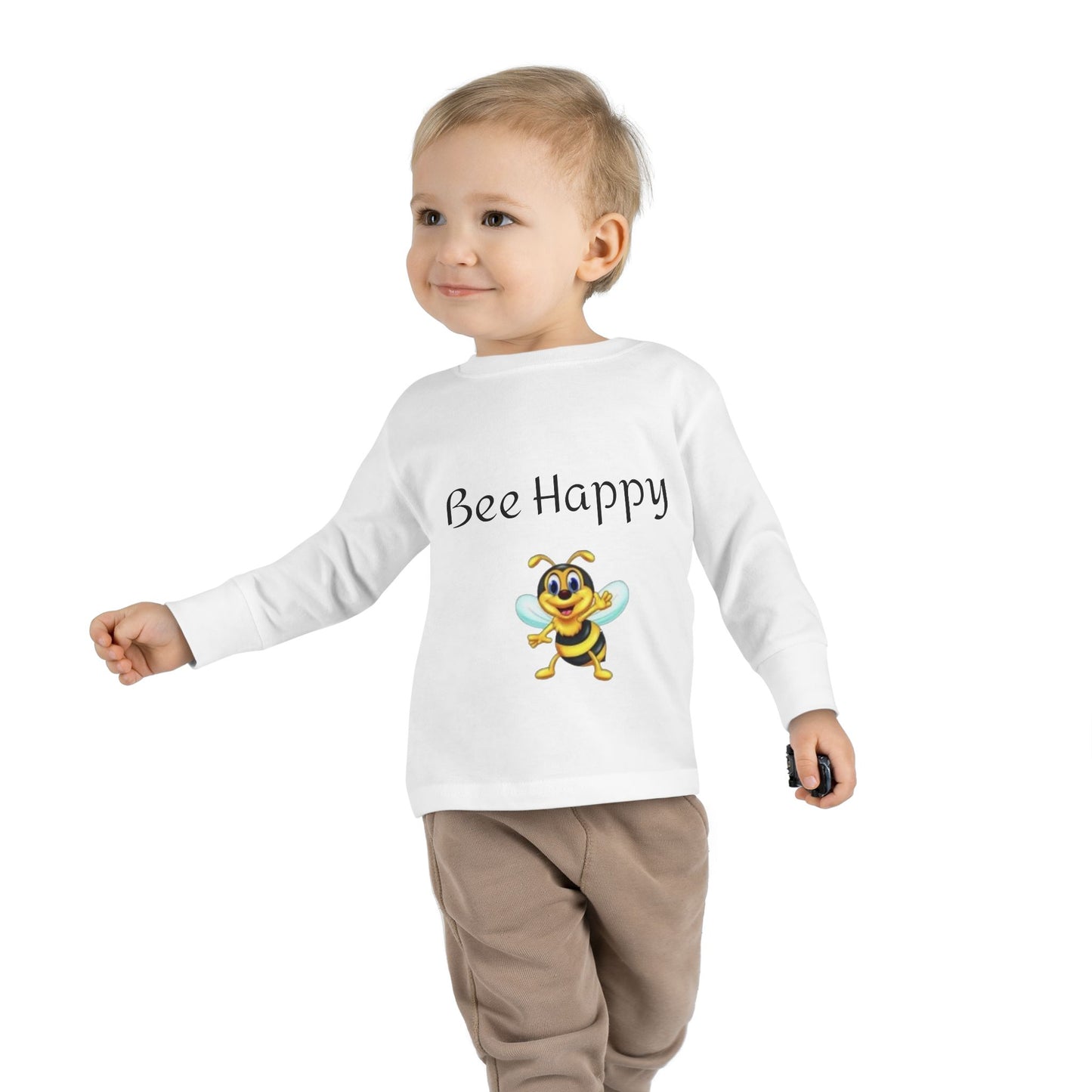 Bee Happy Toddler Long Sleeve Tee