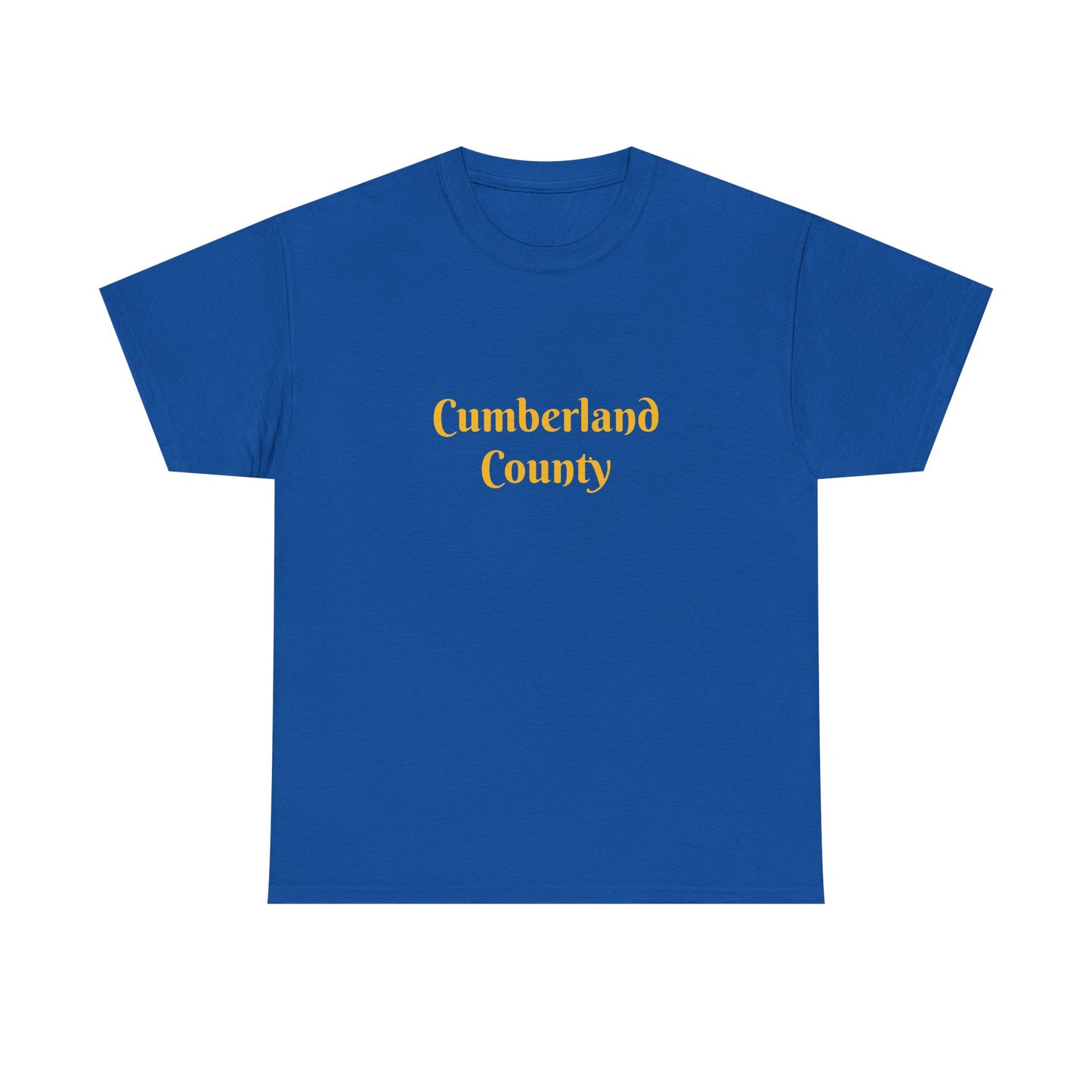 Cumberland County Minimalist Text Tee — Local Pride Shirt