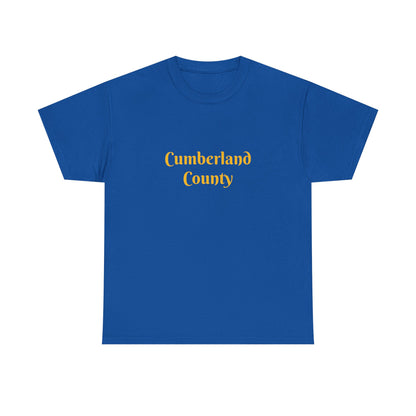 Cumberland County Minimalist Text Tee — Local Pride Shirt