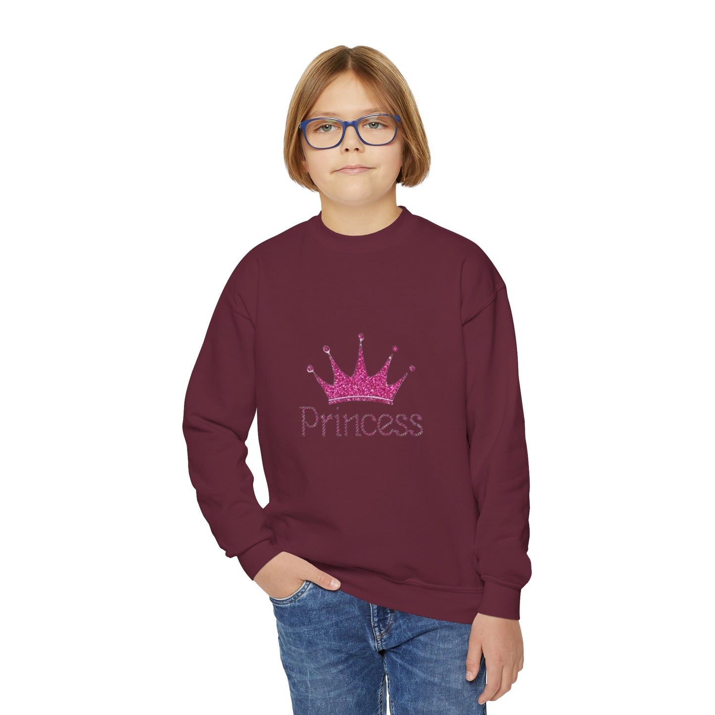 Youth Princess Crown Sweatshirt