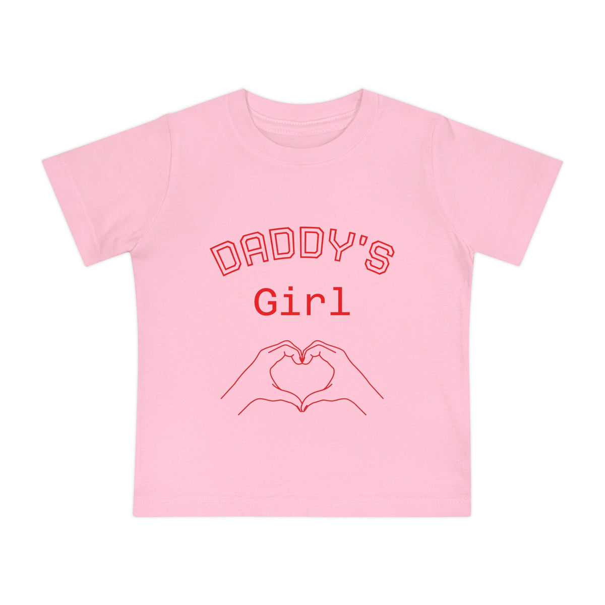 Daddy's Girl Baby T-Shirt – Heart Hands Infant Tee