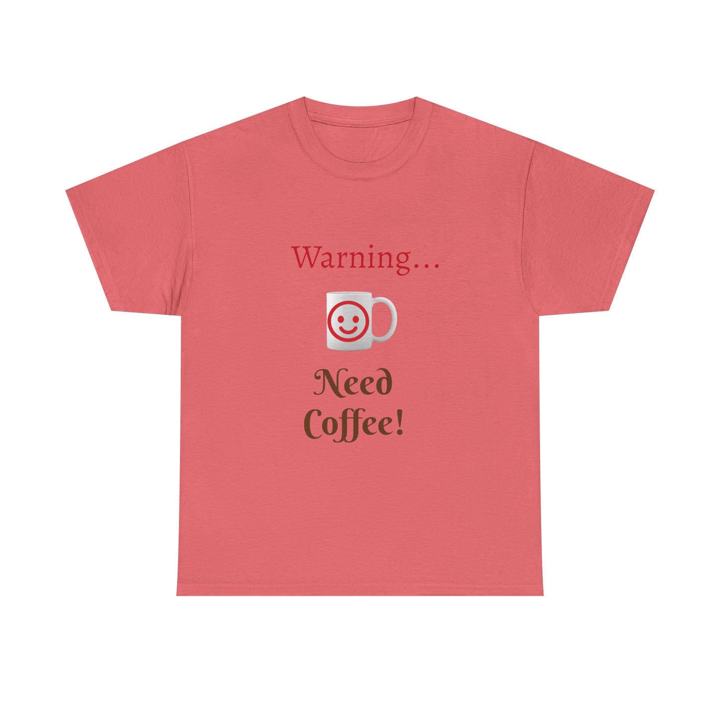Warning... Need Coffee T-Shirt — Funny Coffee Lover Tee