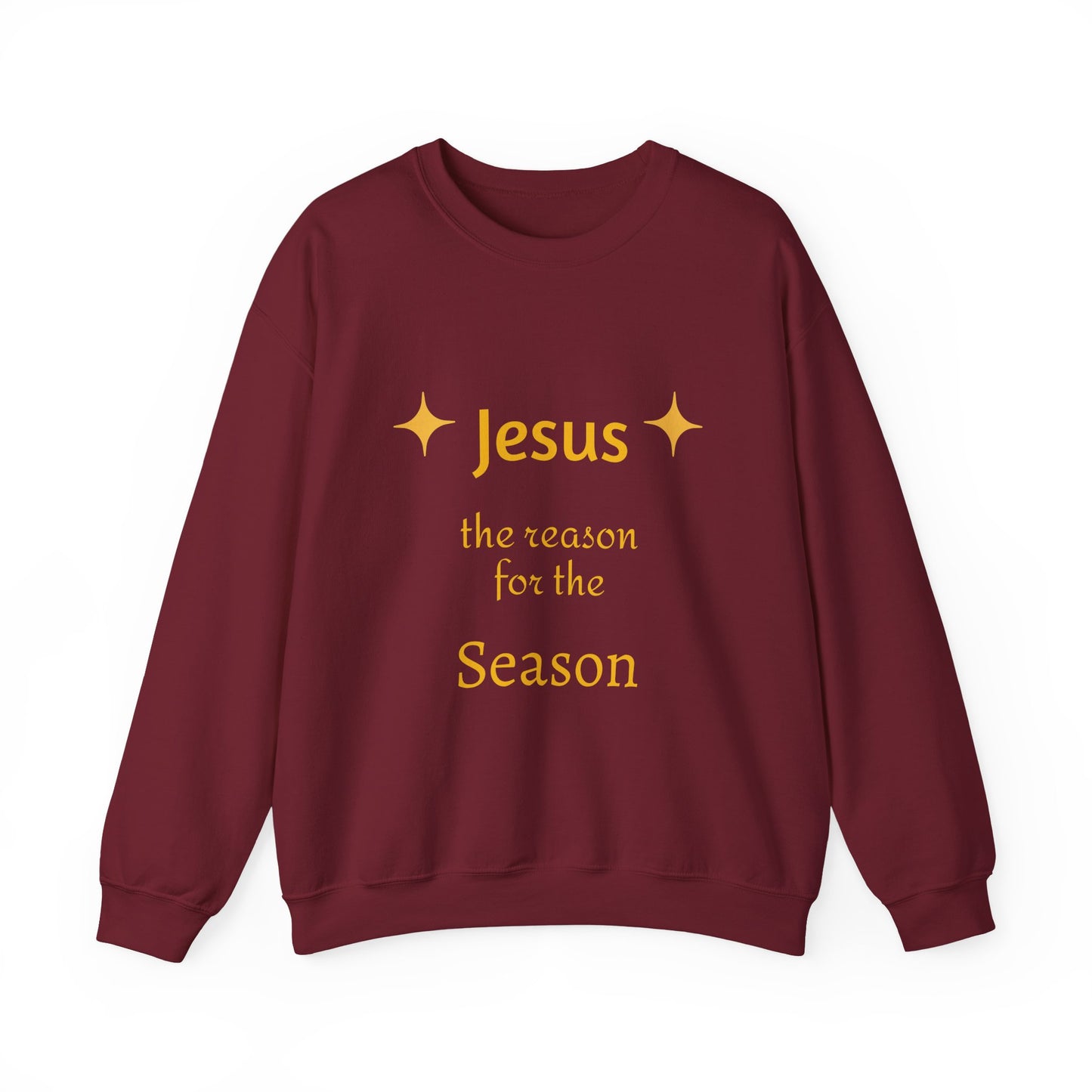 Sweatshirt — "Jesus the Reason for the Season" Christmas Crewneck