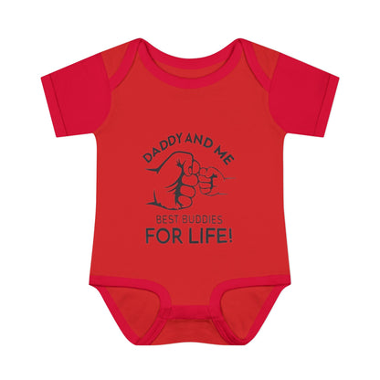 Dad and me Infant Baby Rib Bodysuit