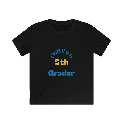 Certified 5th Grader Kids T‑Shirt – Back to School Graduation Tee