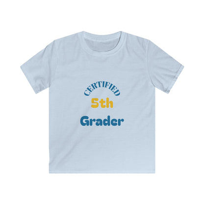 Certified 5th Grader Kids T‑Shirt – Back to School Graduation Tee