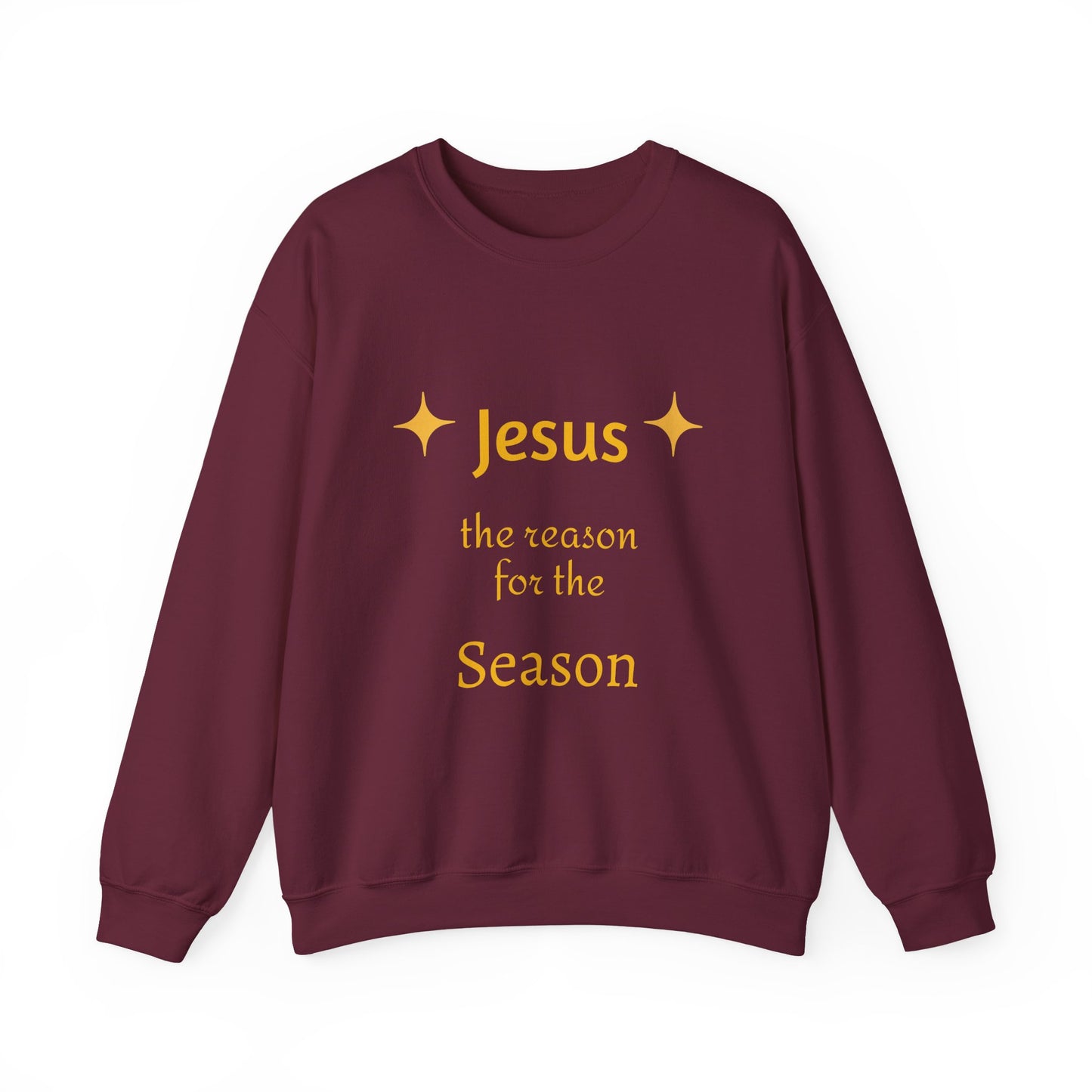 Sweatshirt — "Jesus the Reason for the Season" Christmas Crewneck