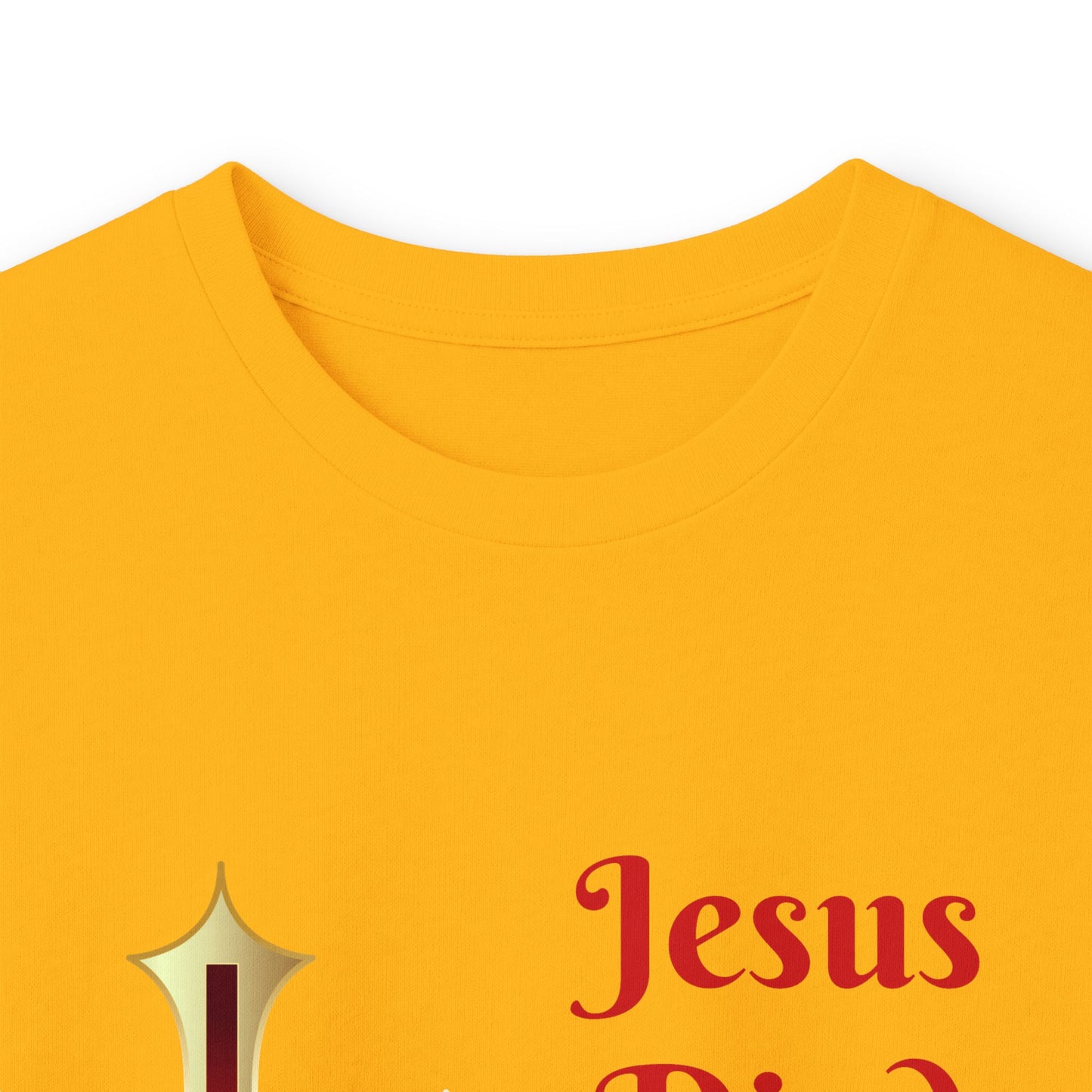Long Sleeve Tee — "Jesus Died For Me Now I Live For Him" Christian Cross Faith Shirt