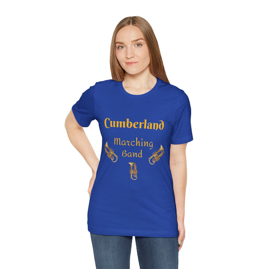 Cumberland Marching Band Unisex Jersey Short Sleeve Tee