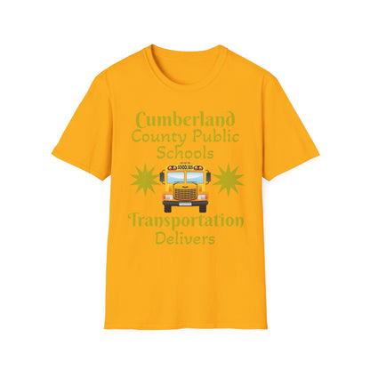Discounted Cumberland County Public Schools Transportation Delivers T-shirt