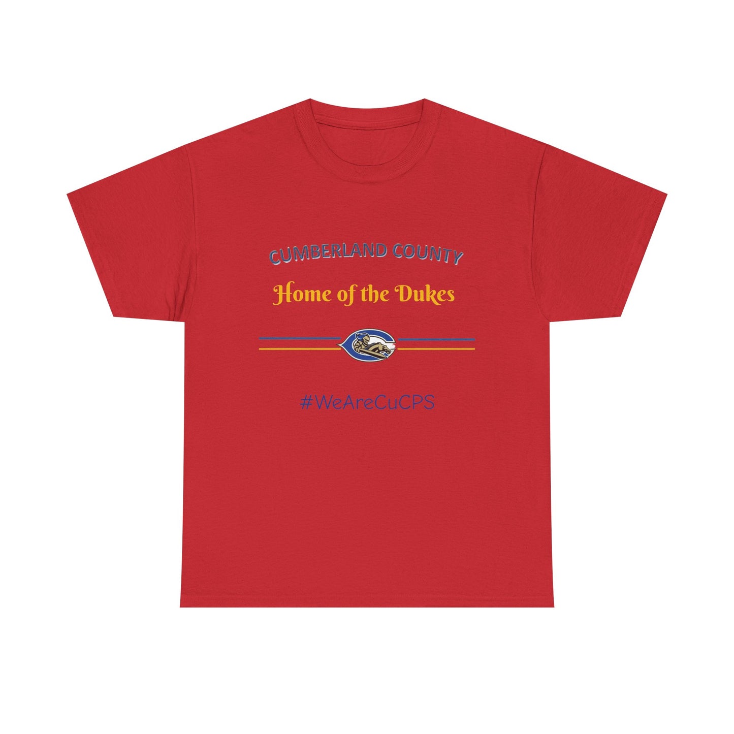 Cumberland County 'Home of the Dukes' T-Shirt – #WeAreCuCPS School Spirit Tee